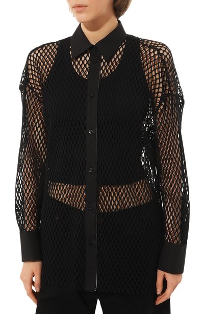 Хлопковая рубашка MSGM, арт. 3441MDE12 237011, фото 3