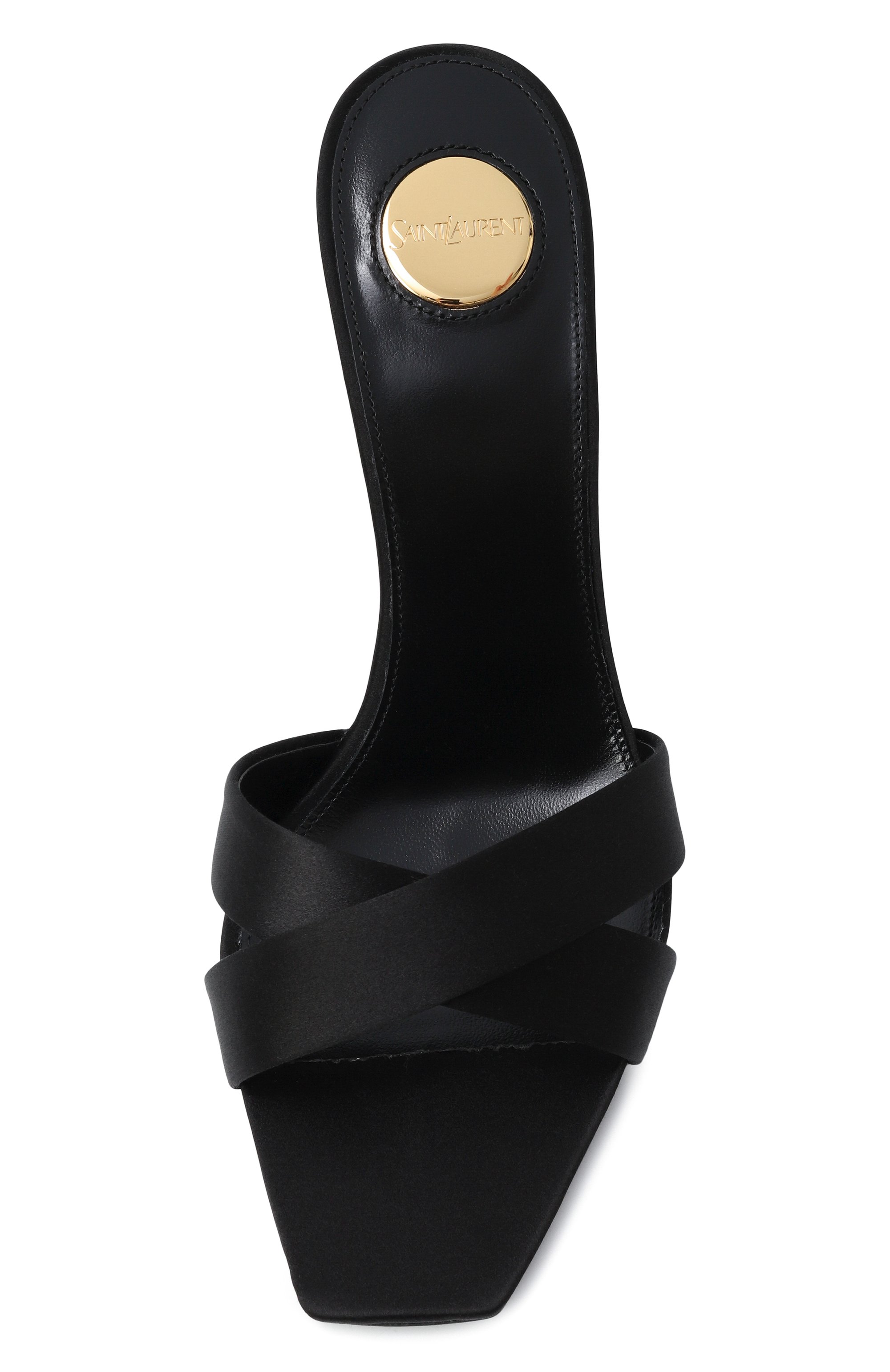 Текстильные мюли opyum 85 SAINT LAURENT, арт. 818931/9QAB1, фото 6