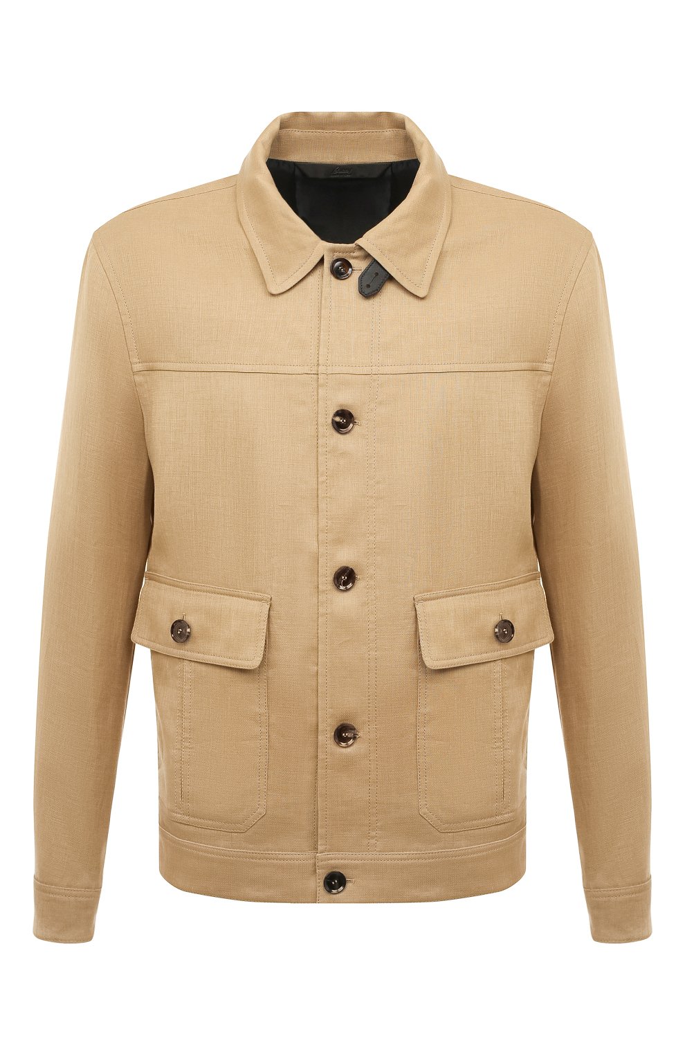 Куртка-рубашка изо льна и хлопка BRIONI, арт. SLS50L/P1101, фото 1