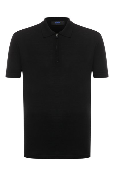 Мужская поло из шерсти и шелка KNT, арт. UMM052406