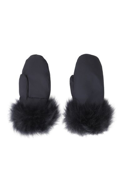 Пуховые варежки YVES SALOMON, арт. 24WAA006XXD0XW, фото 3