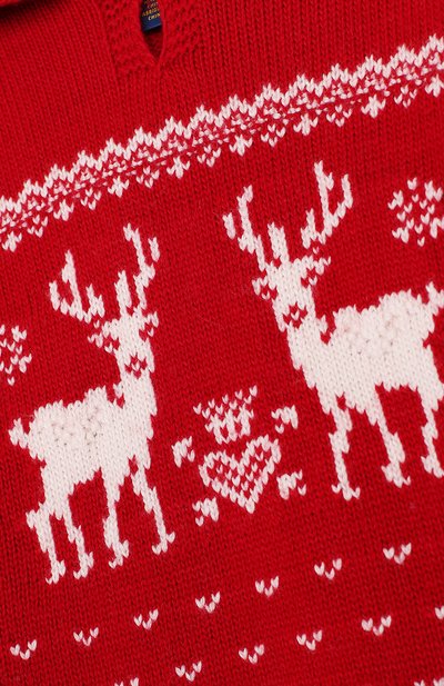 Вязаный пуловер с принтом и капюшоном POLO RALPH LAUREN, арт. 312674626, фото 3