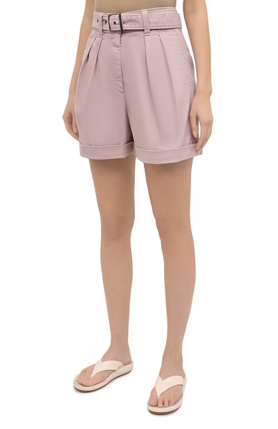 Шорты из хлопка и лиоцелла BRUNELLO CUCINELLI, арт. MA080P5646, фото 3