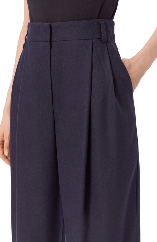 Брюки из шерсти и кашемира Emporio Armani EW002215/TE10537/01002 Синий  EW002215/TE10537/01002 Фото 5