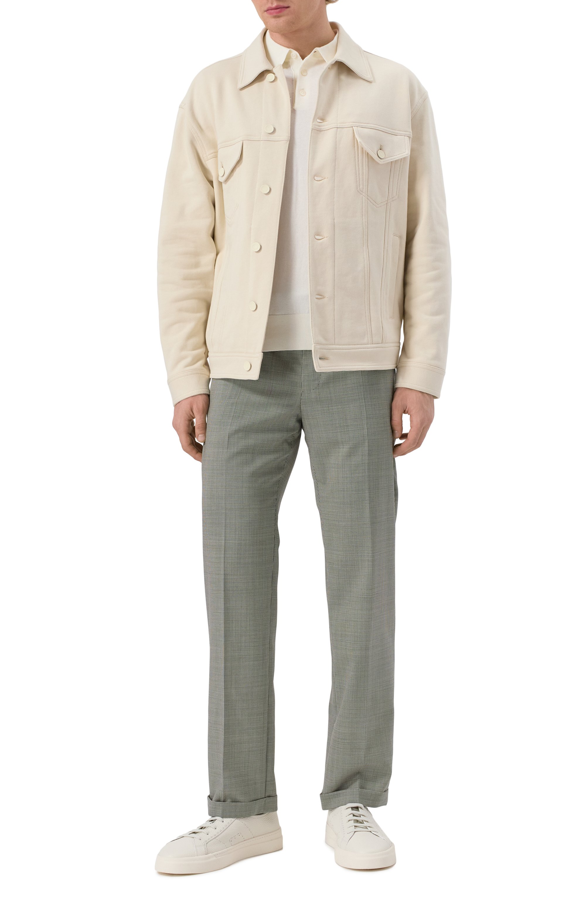 Шерстяные брюки DOLCE & GABBANA, арт. GP0B8T/FQ20I, фото 2