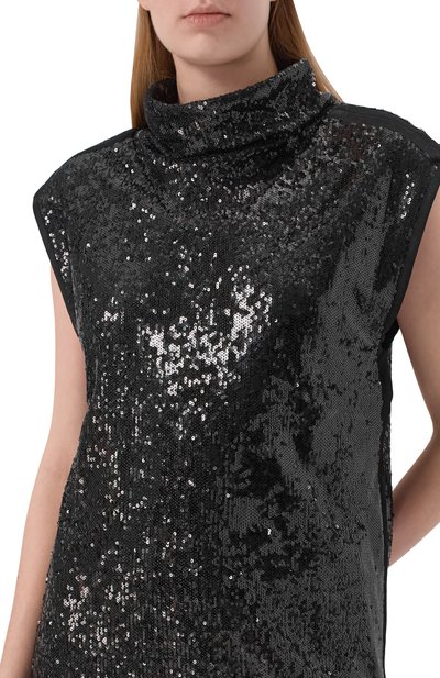 Топ с отделкой пайетками BOSS, арт. 50548011, фото 5