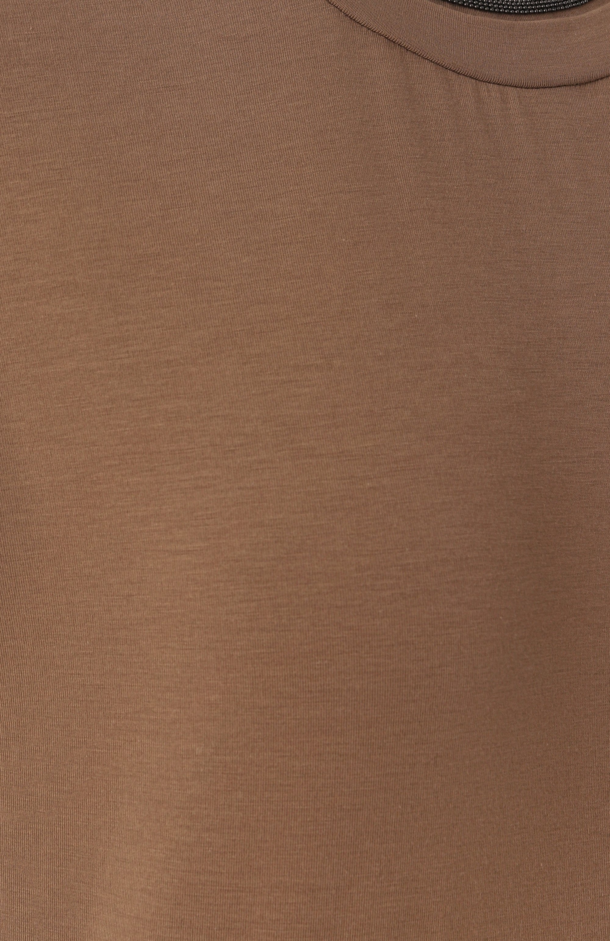 Хлопковый топ BRUNELLO CUCINELLI, арт. MPT18BD200, фото 6