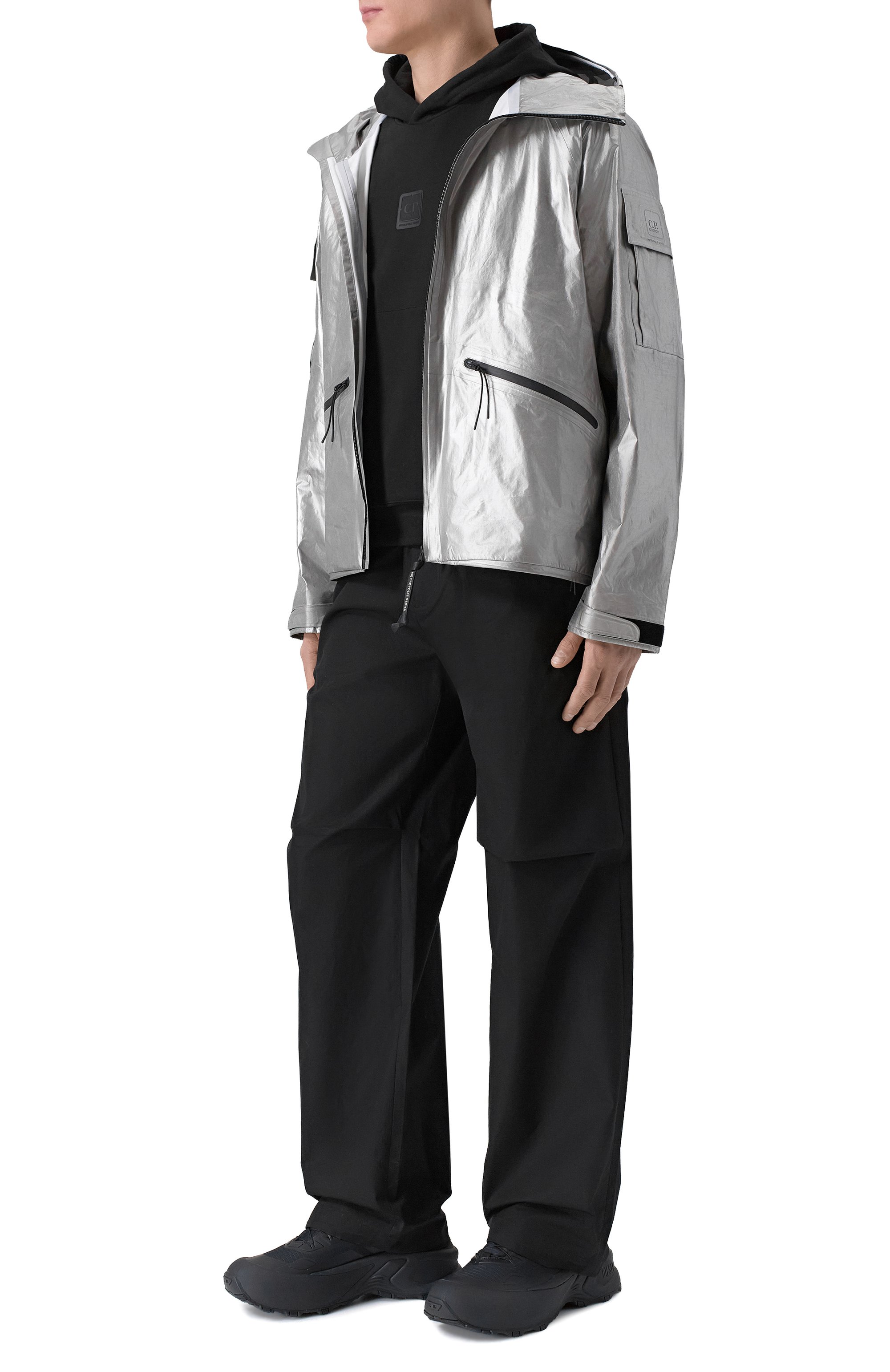 Хлопковое худи C.P. COMPANY, арт. 20CLSS009A/006452W, фото 2