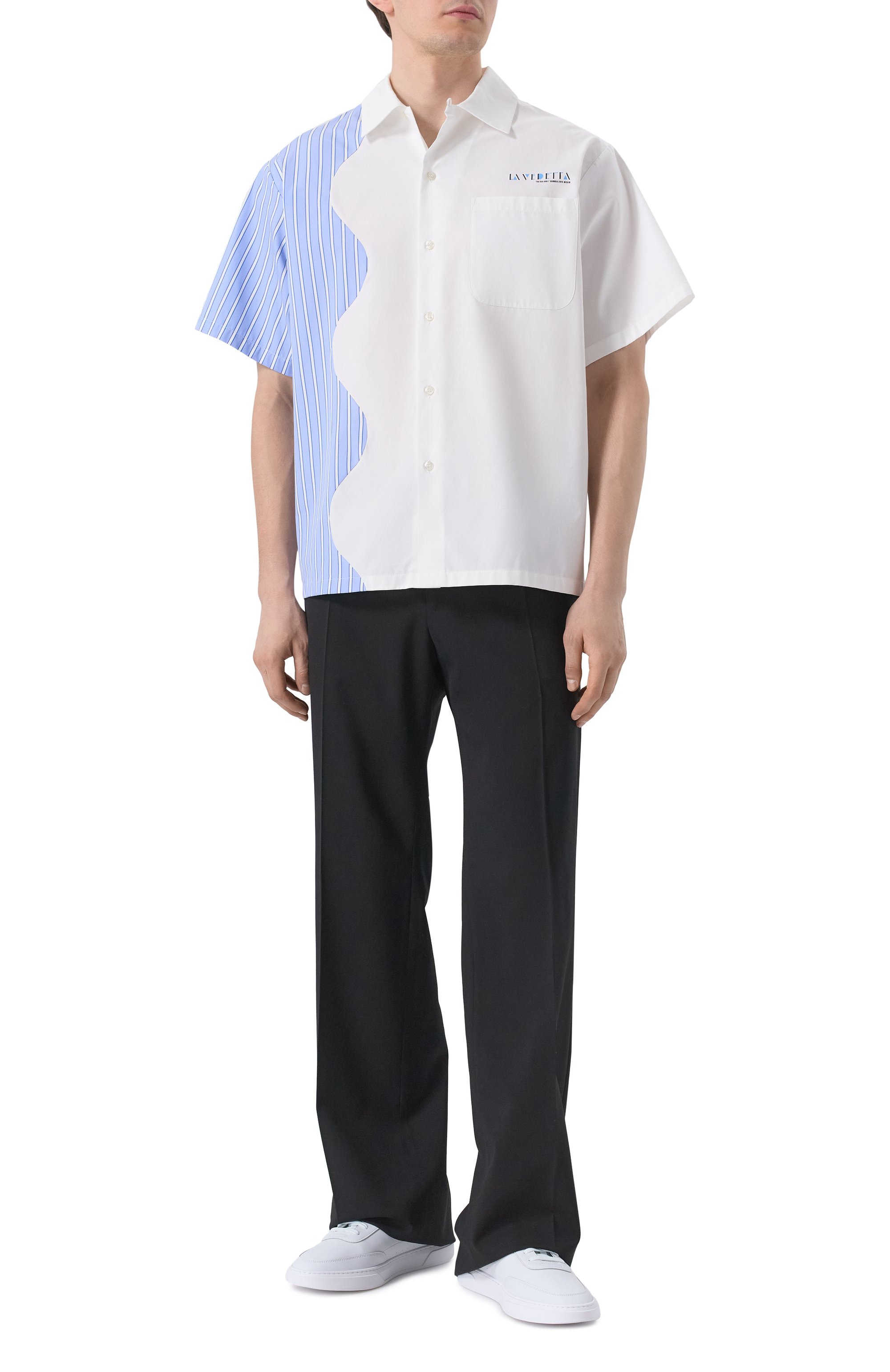 Хлопковая рубашка MSGM, арт. 3840ME02XY/257100, фото 2