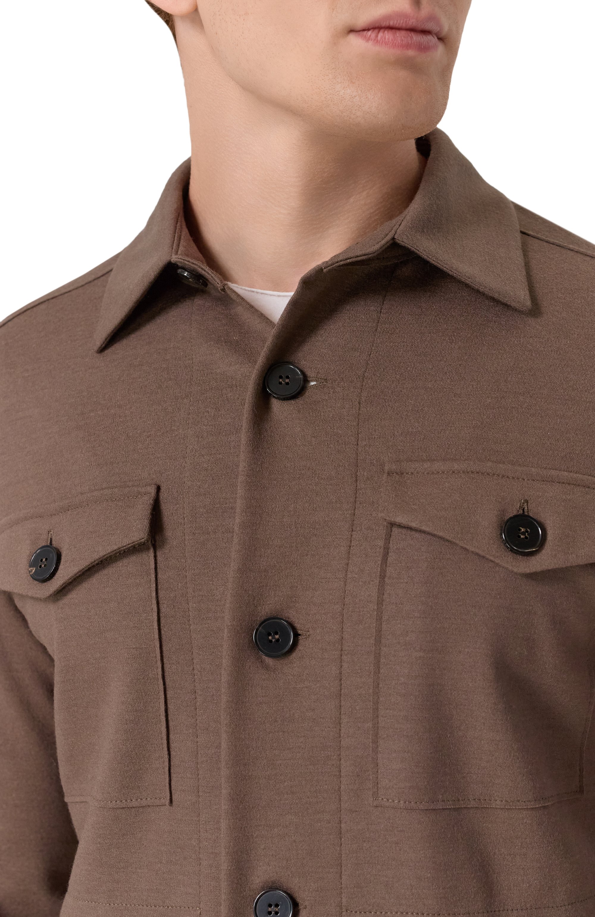 Шерстяная куртка-рубашка HARRIS WHARF LONDON, арт. C9320MYM, фото 5