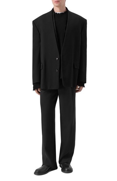 Хлопковый пиджак ANN DEMEULEMEESTER, арт. B0013481/FA696, фото 2