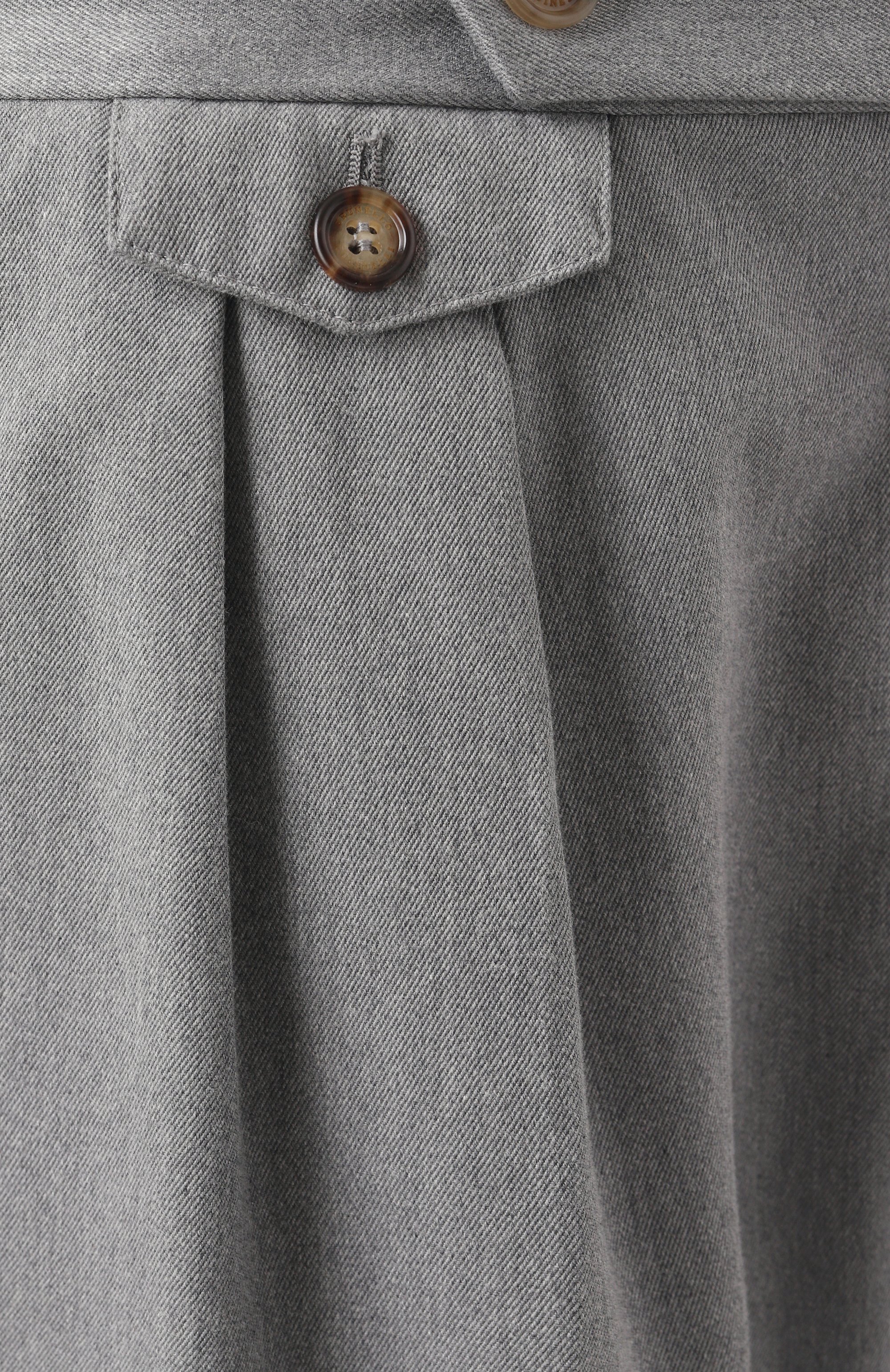 Брюки из хлопка и шерсти BRUNELLO CUCINELLI, арт. ME262M5030, фото 6