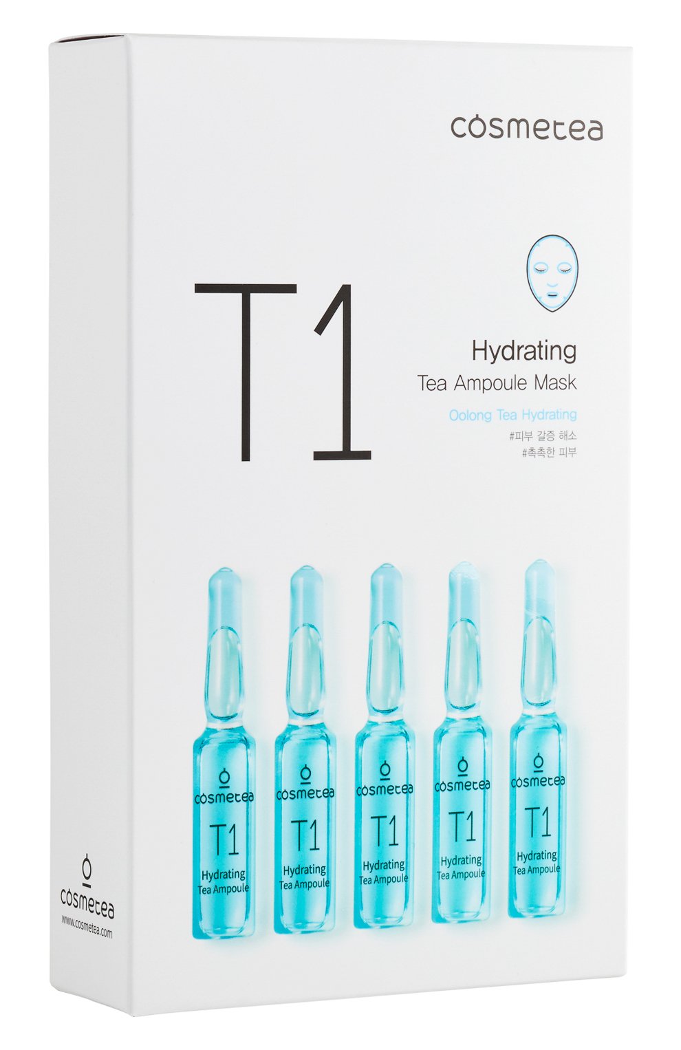 Тканевая маска увлажнение oolong tea COSMETEA бесцветного цвета по цене 2900 руб., арт. T1-10, фото 1 Тканевая маска увлажнение oolong tea COSMETEA, арт. T1-10, фото 1