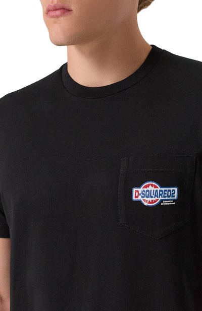 Хлопковая футболка DSQUARED2, арт. S74GD1449/D20020, фото 5
