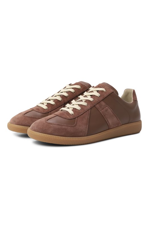 Кожаные кеды Replica Maison Margiela S57WS0236/P1895 Коричневый S57WS0236/P1895