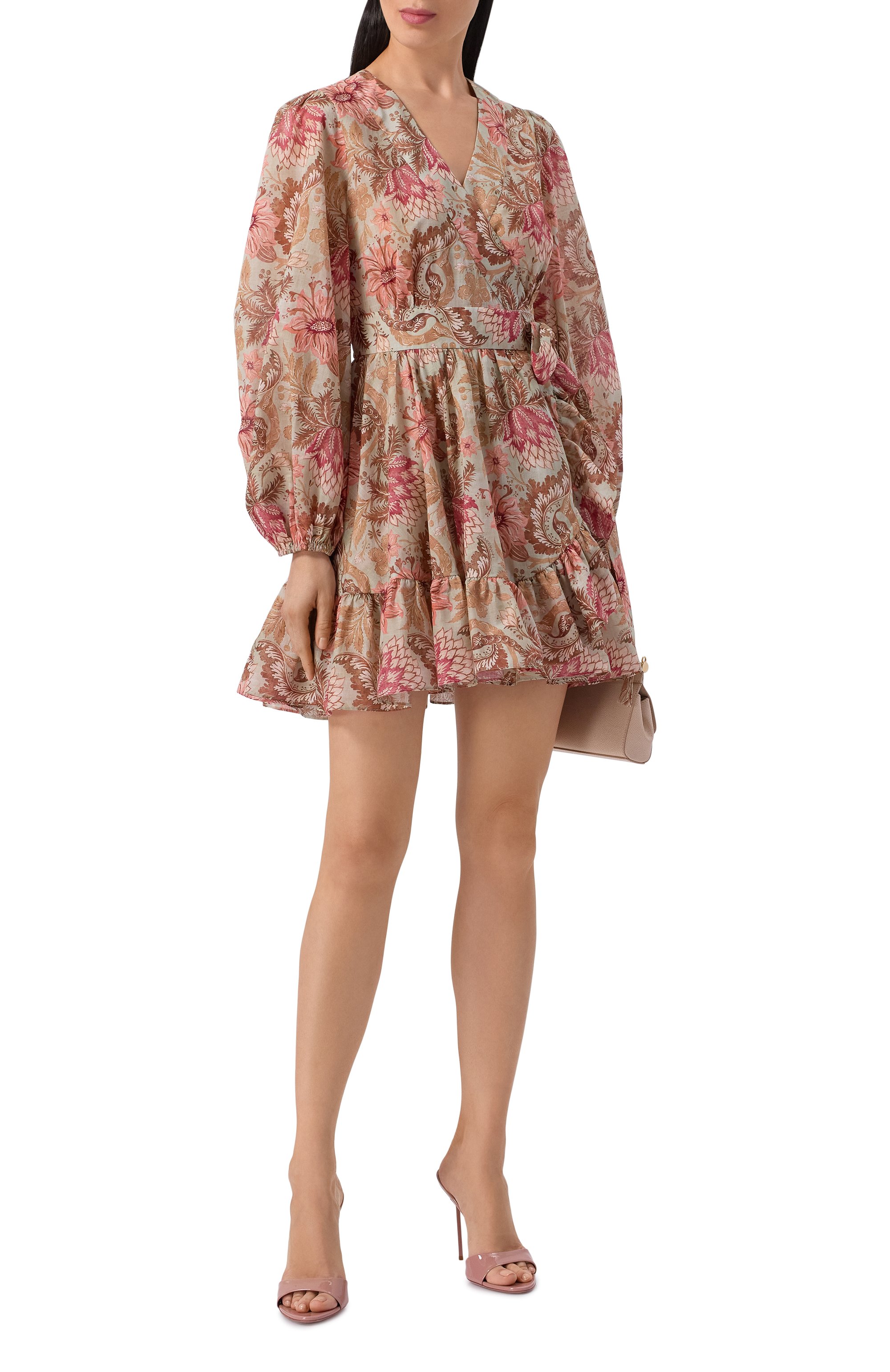 Хлопковое платье ZIMMERMANN разноцветного цвета по цене 184000 руб., арт. 2449DRS263, фото 2 Хлопковое платье ZIMMERMANN, арт. 2449DRS263, фото 2