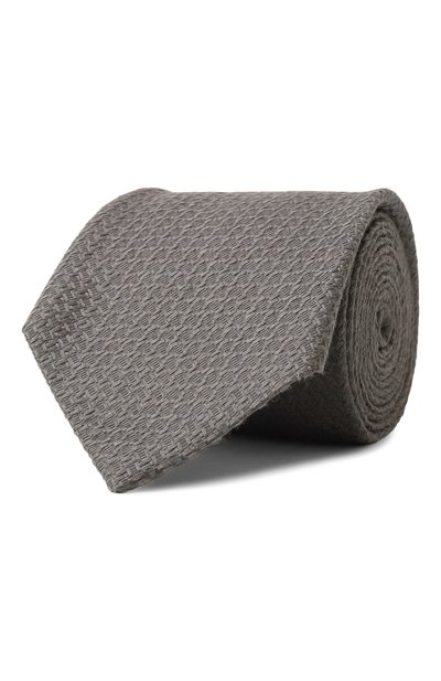 Мужской галстук изо льна и шелка CANALI, арт. 18/HJ04284