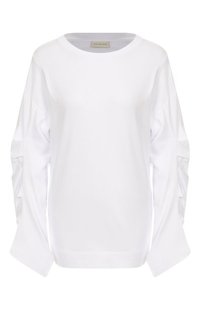 Женский хлопковый лонгслив DRIES VAN NOTEN, арт. 011110-2603-001