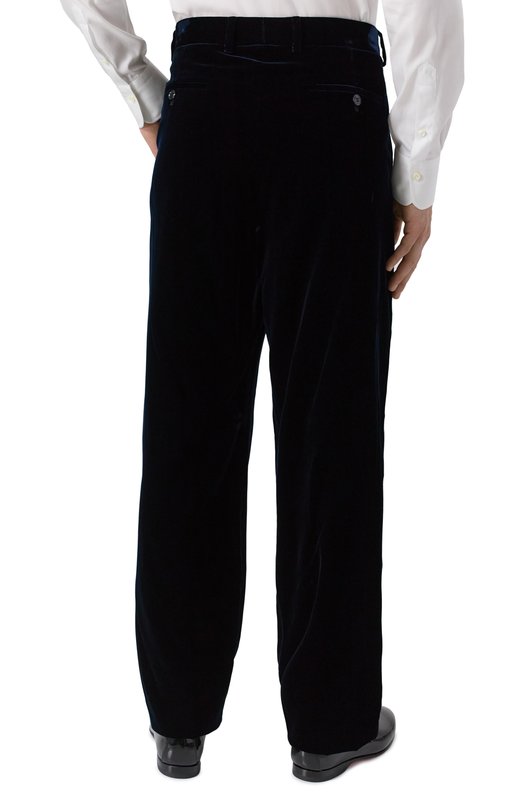 Брюки из вискозы Giorgio Armani GM000121/TE10046 Синий  GM000121/TE10046 Фото 4