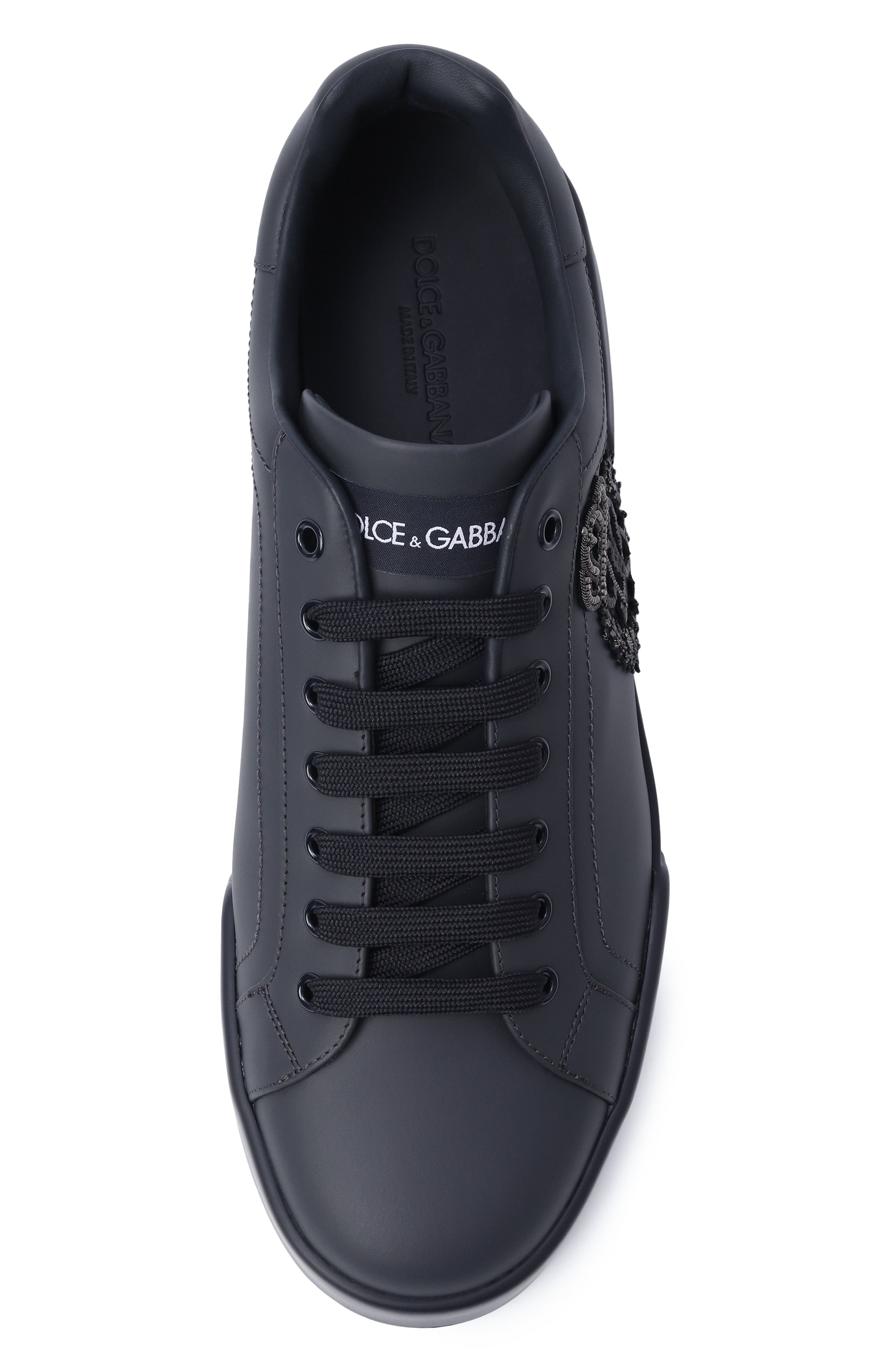 Кожаные кеды portofino light strobel DOLCE & GABBANA, арт. CS2330/A0141, фото 5