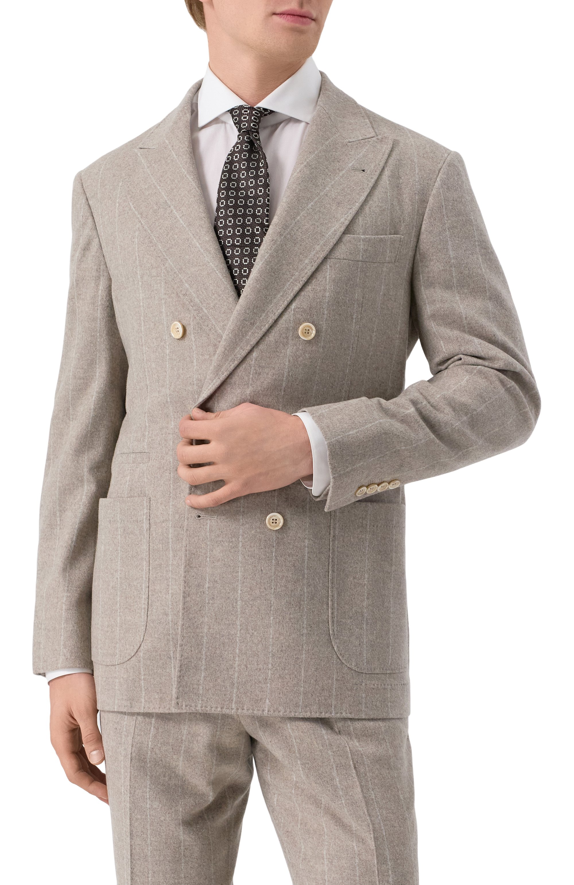 Шерстяной костюм BRUNELLO CUCINELLI, арт. MY453LDBH, фото 3