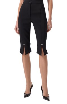 Женские шорты из вискозы MUGLER черного цвета, арт. 25P1PA0497470 | Фото 3 (Материал сплава: Проставлено; Материал внешний: Вискоза; Нос: Не проставлено; Стили: Гламурный; Кросс-КТ: костюм)
