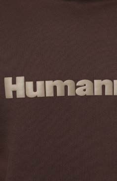 Мужской хлопковое худи adidas originals x pharrell williams ADIDAS ORIGINALS коричневого цвета, арт. HI2958 | Фото 5 (Рукава: Длинные; Длина (для топов): Стандартные; Материал внешний: Хлопок; Мужское Кросс-КТ: Худи-одежда; Стили: Спорт-шик; Принт: С принтом)