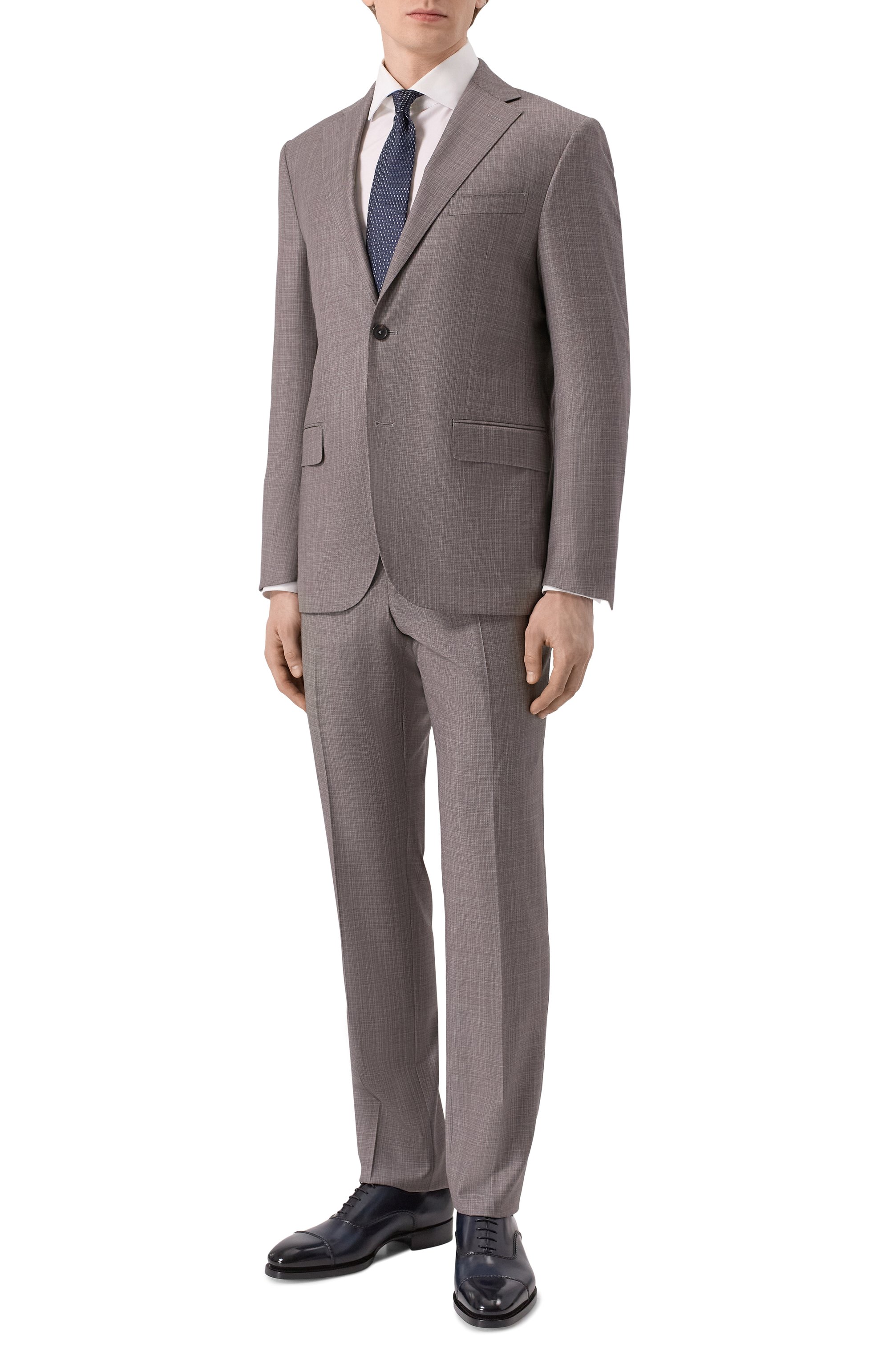 Кожаные оксфорды adrian SANTONI, арт. MLAG19043DD3HF0Y, фото 2