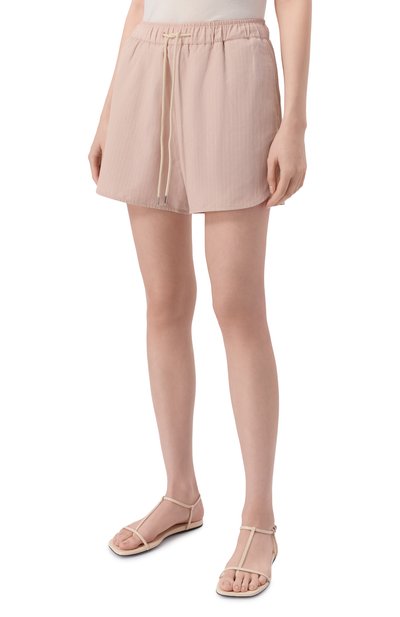 Шорты из вискозы и льна JACOB COHEN бежевого цвета по цене 38300 руб., арт. JDM_N0019 002 T899A RW, фото 3 Шорты из вискозы и льна JACOB COHEN, арт. JDM_N0019 002 T899A RW, фото 3