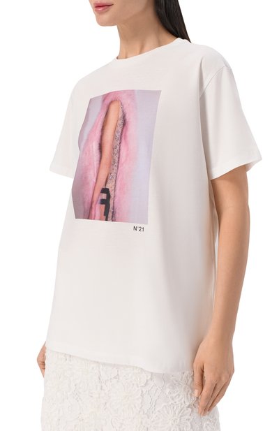 Хлопковая футболка N21, арт. F051/6328_1, фото 3