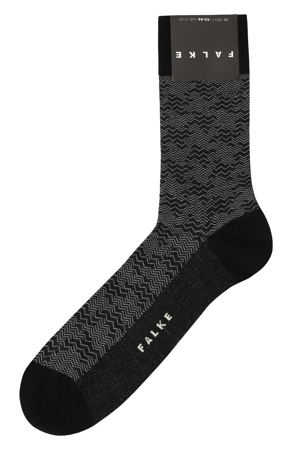 Носки из шерсти и хлопка FALKE черного цвета по цене 3100 руб., арт. 12511, фото 1 Носки из шерсти и хлопка FALKE, арт. 12511, фото 1