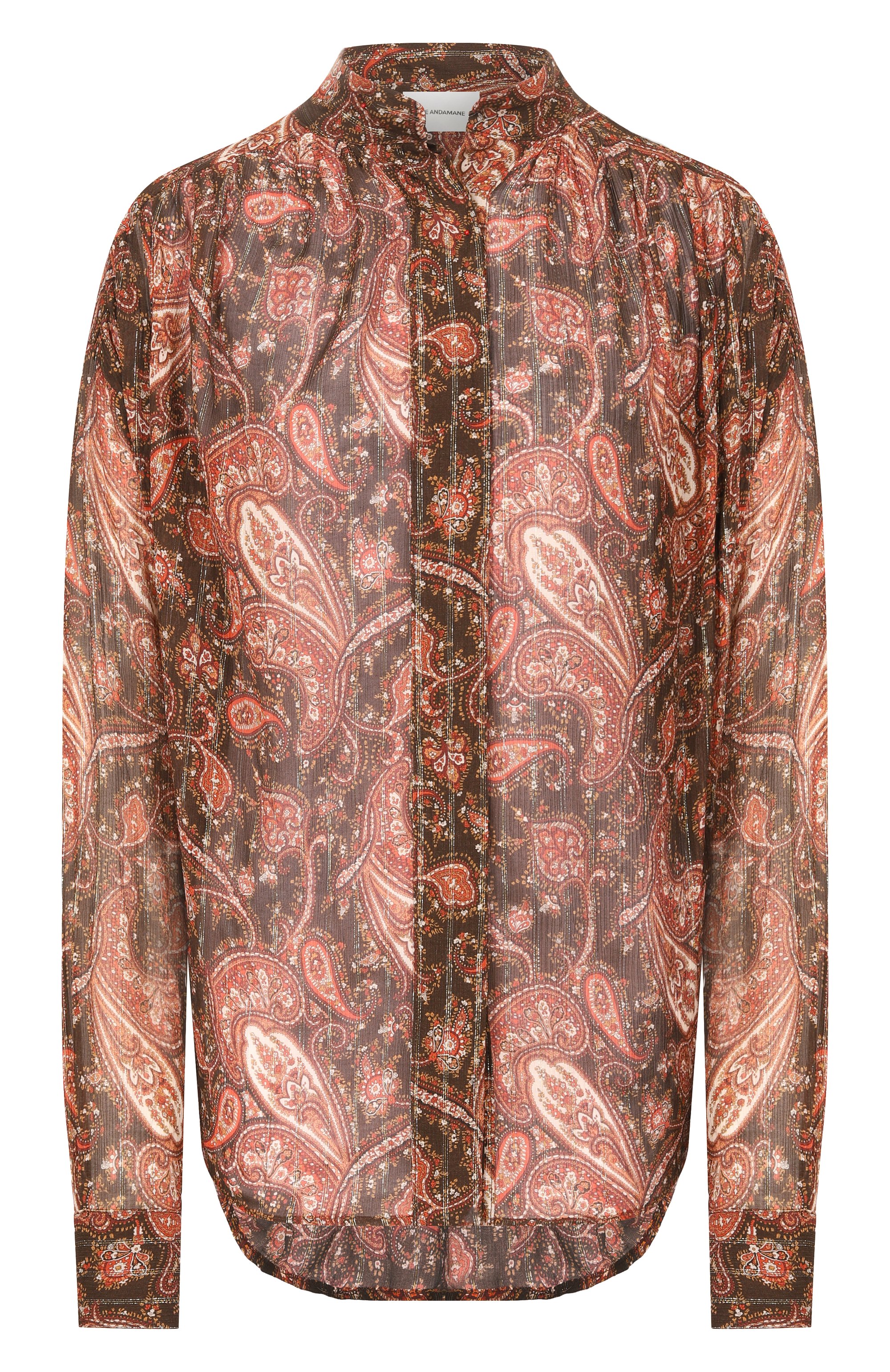 Рубашка из вискозы и шелка THE ANDAMANE, арт. TM190956B/TNV143, фото 1