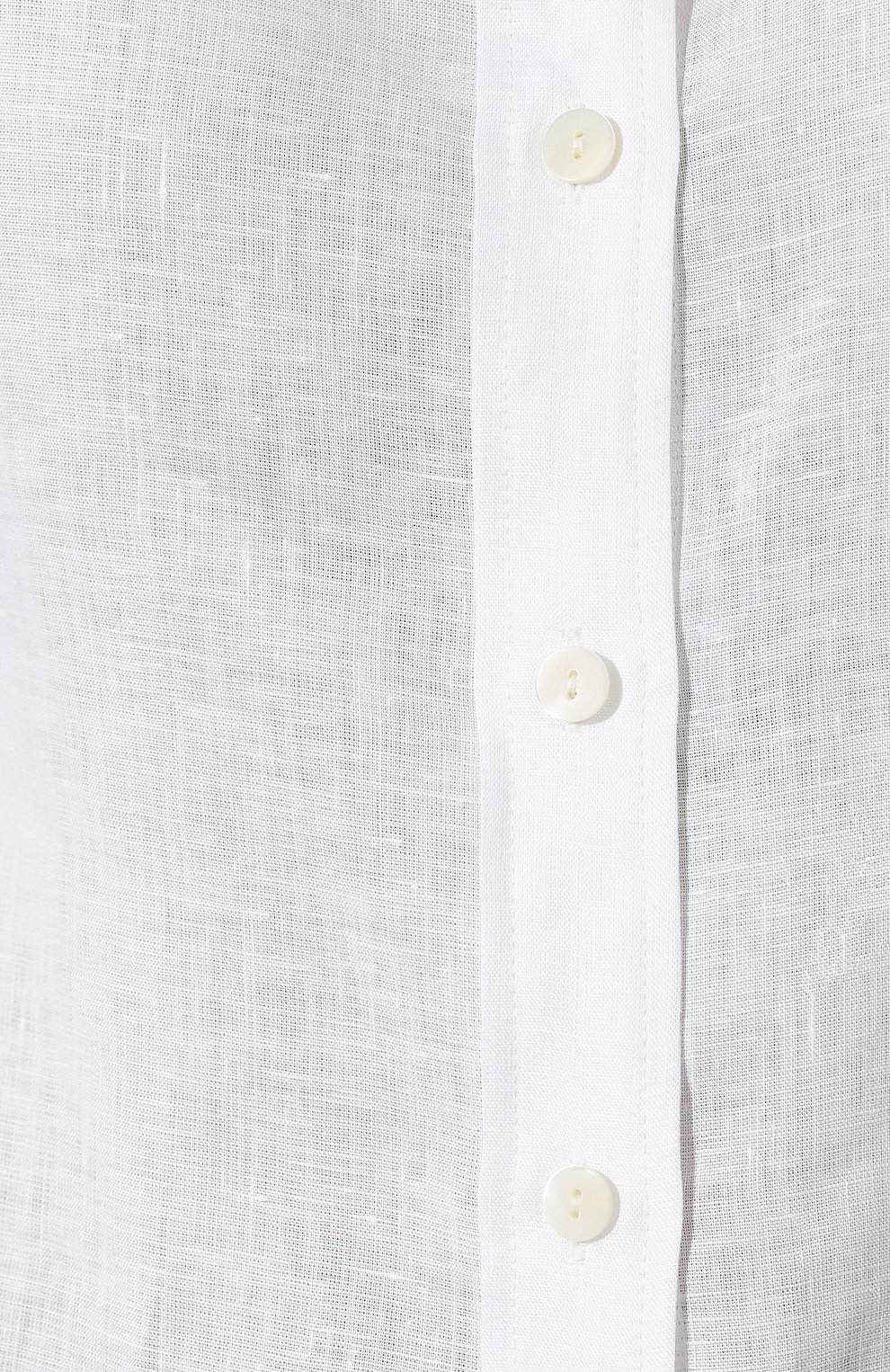 Льняная рубашка EMPORIO ARMANI белого цвета по цене 42250 руб., арт. 2NC10T/2M057, фото 5 Льняная рубашка EMPORIO ARMANI, арт. 2NC10T/2M057, фото 5