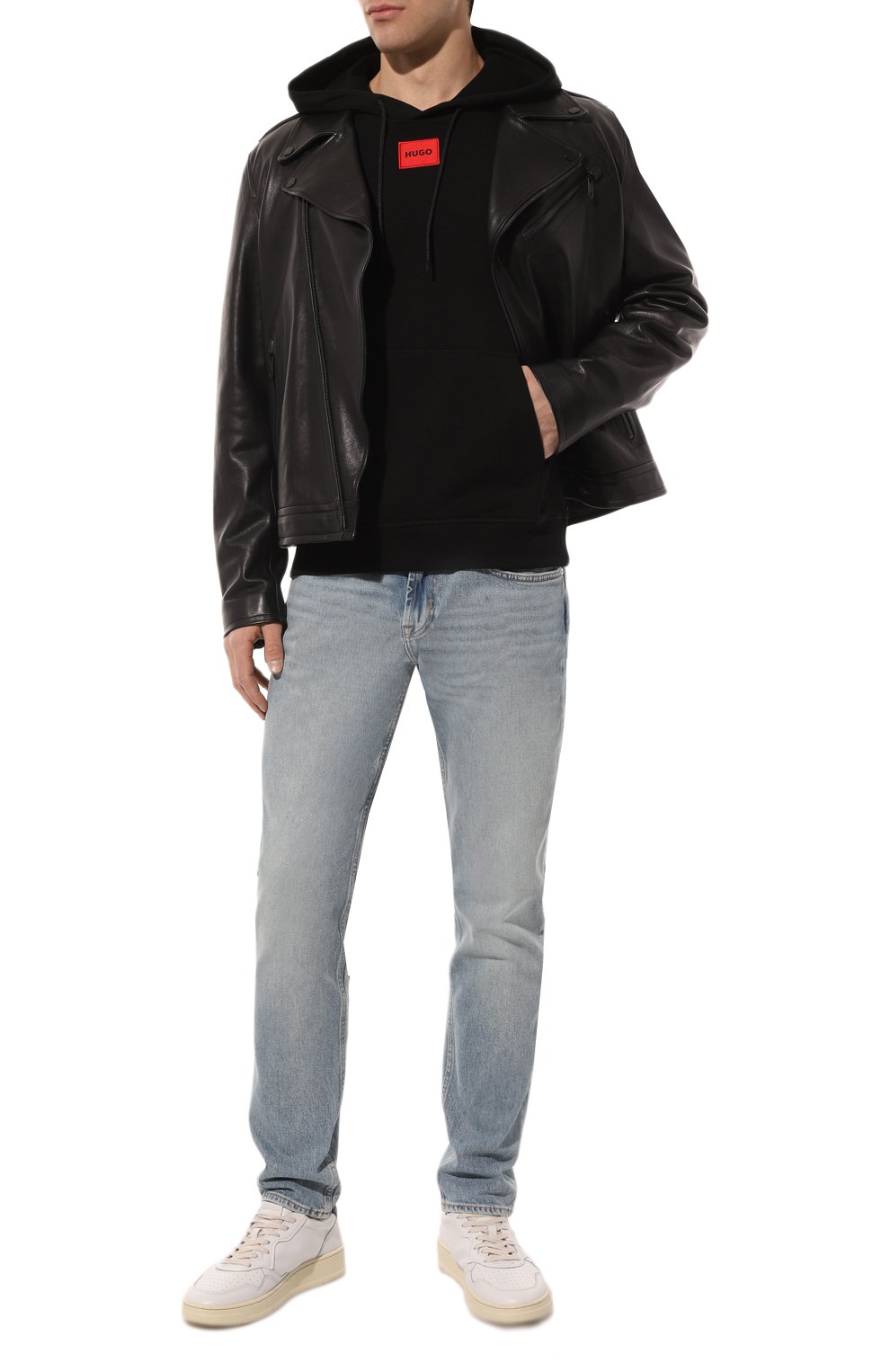 Хлопковое худи HUGO, арт. 50458700, фото 2