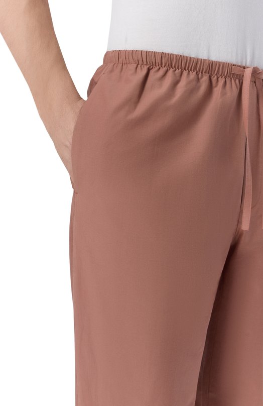 Брюки из хлопка и шелка 12 STOREEZ 137158 Красный  137158 Фото 5