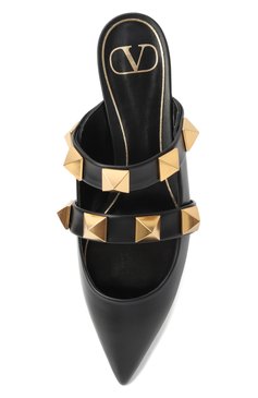 Кожаные сабо upstud VALENTINO, арт. ZW2S0BK8KET 0NO, фото 6