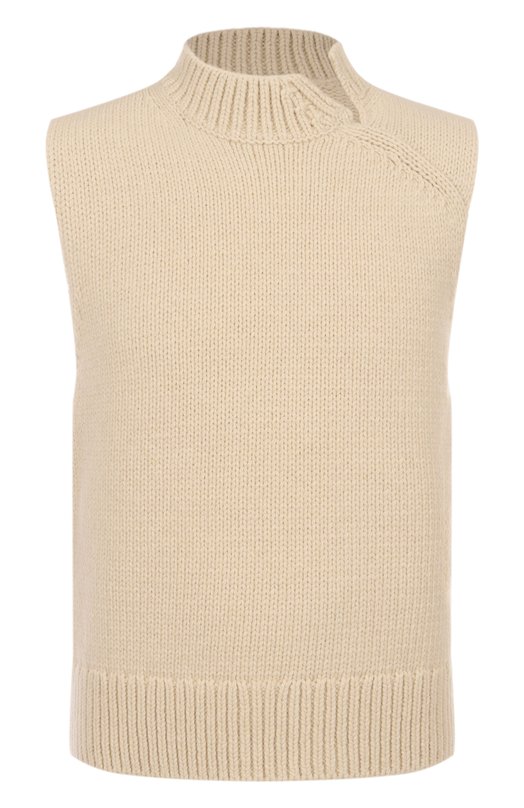 Жилет из шерсти и кашемира Dries Van Noten 021245-2710-005 Кремовый 021245-2710-005