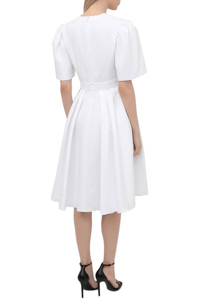 Хлопковое платье ALEXANDER MCQUEEN, арт. 650145/QAAAC, фото 4