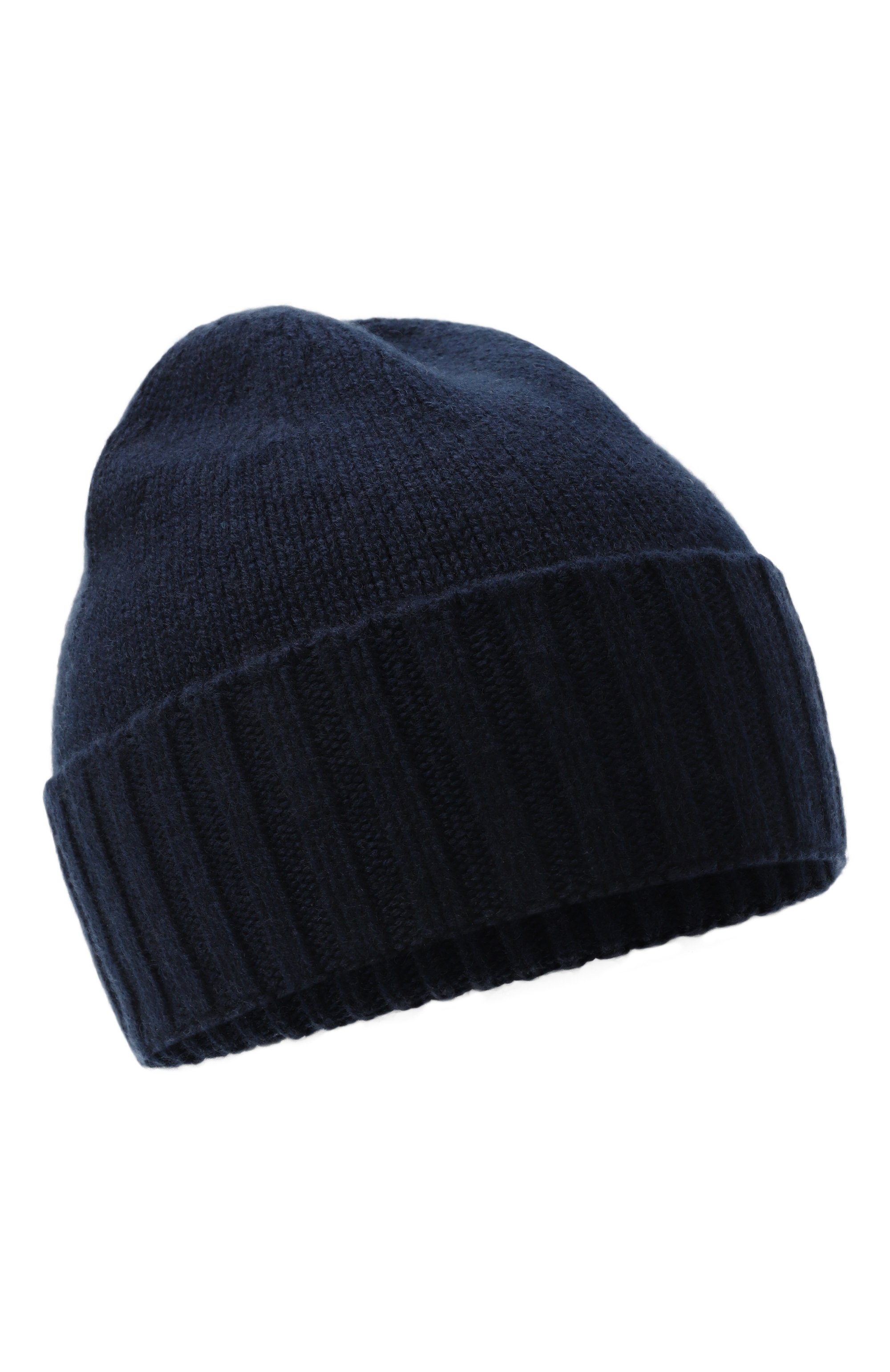 Кашемировая шапка ANDREA CAMPAGNA темно-синего цвета по цене 17550 руб., арт. 198P32, фото 1 Кашемировая шапка ANDREA CAMPAGNA, арт. 198P32, фото 1