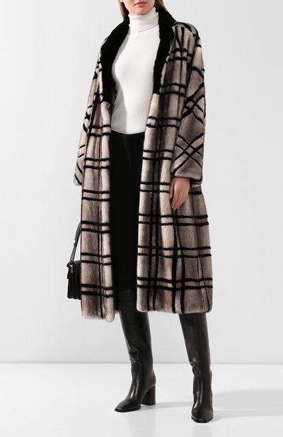 Шуба из меха норки COLOR TEMPERATURE, арт. fw18ct4, фото 2