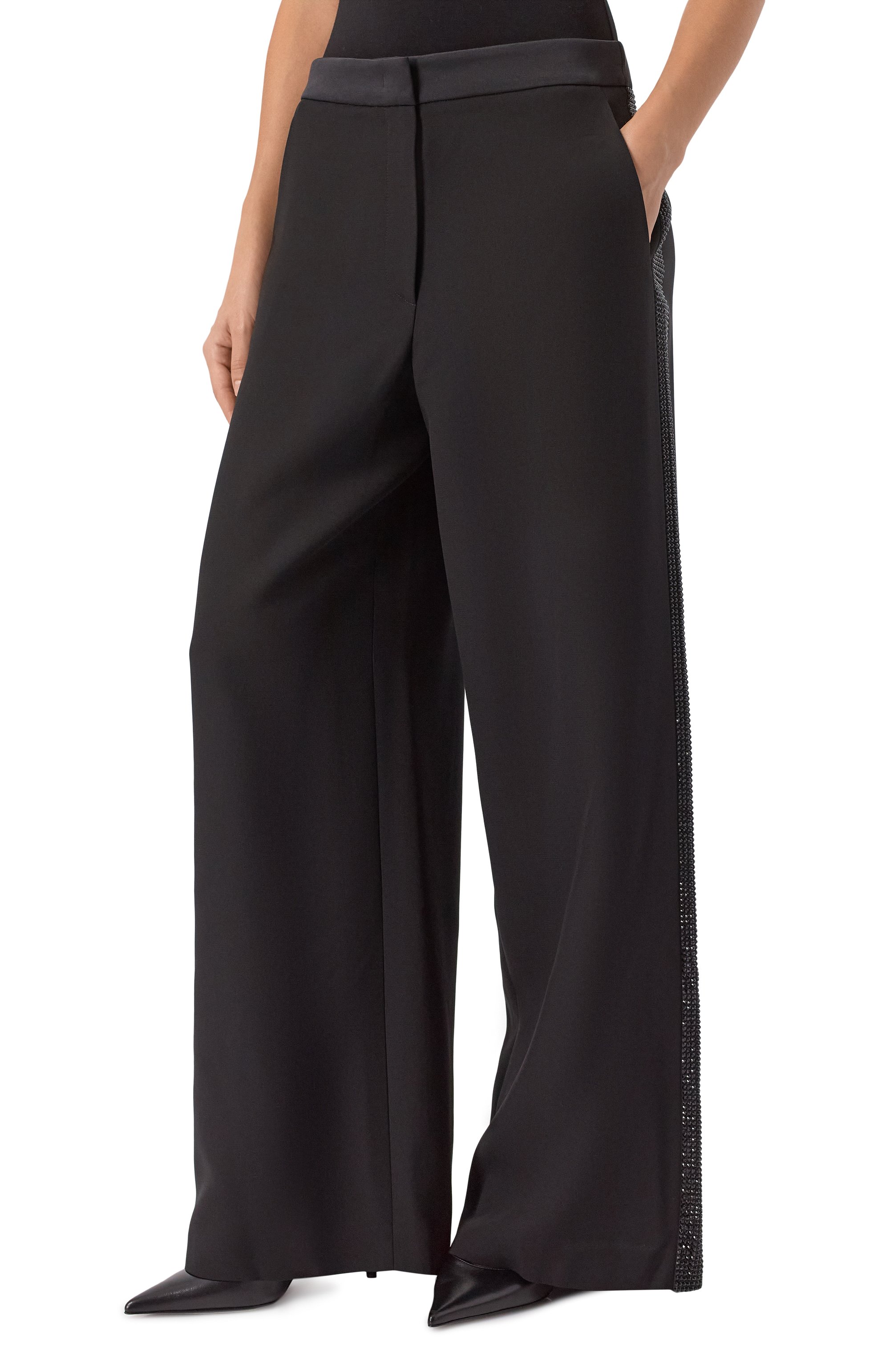 Шелковые брюки GIORGIO ARMANI, арт. GW001542/AF19421, фото 3