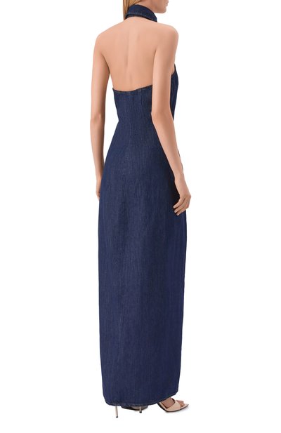 Джинсовое платье 7 FOR ALL MANKIND синего цвета по цене 38450 руб., арт. 7U7T0U03-BUM, фото 3 Джинсовое платье 7 FOR ALL MANKIND, арт. 7U7T0U03-BUM, фото 3