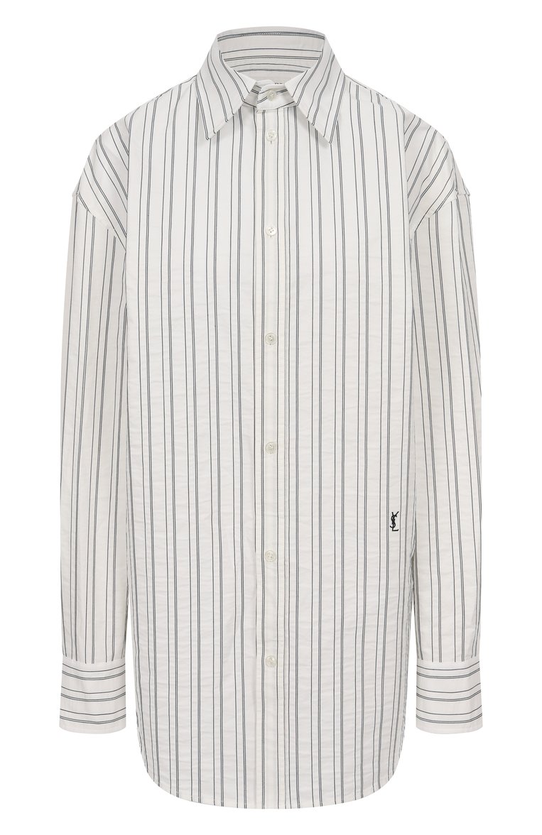 Хлопковая рубашка SAINT LAURENT, арт. 829703/Y6K54, фото 1