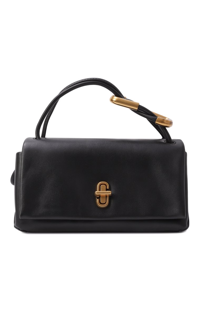 Женская сумка the dual mini MARC JACOBS (THE) черного цвета, арт. 2F4HSH010H04 | Фото 1 (Материал: Натуральная кожа; Размер: mini; Автоматизация состава: Проставлено; Автоматизация ТО: Проставлено)