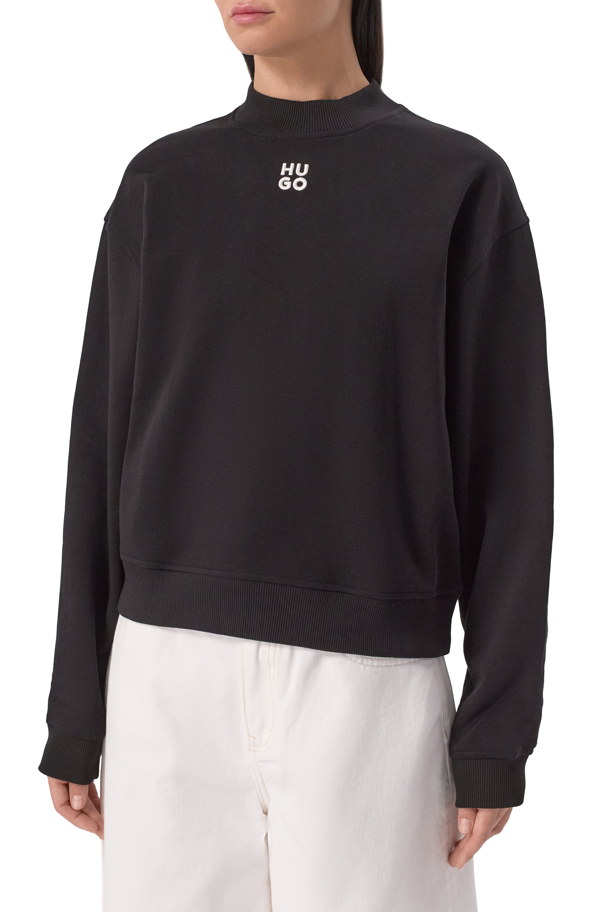 Хлопковый свитшот HUGO, арт. 50527463, фото 3