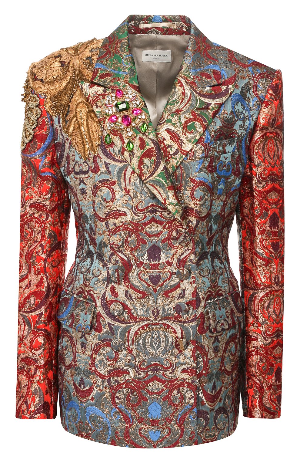 Двубортный жакет DRIES VAN NOTEN, арт. 201-10457-9368, фото 1