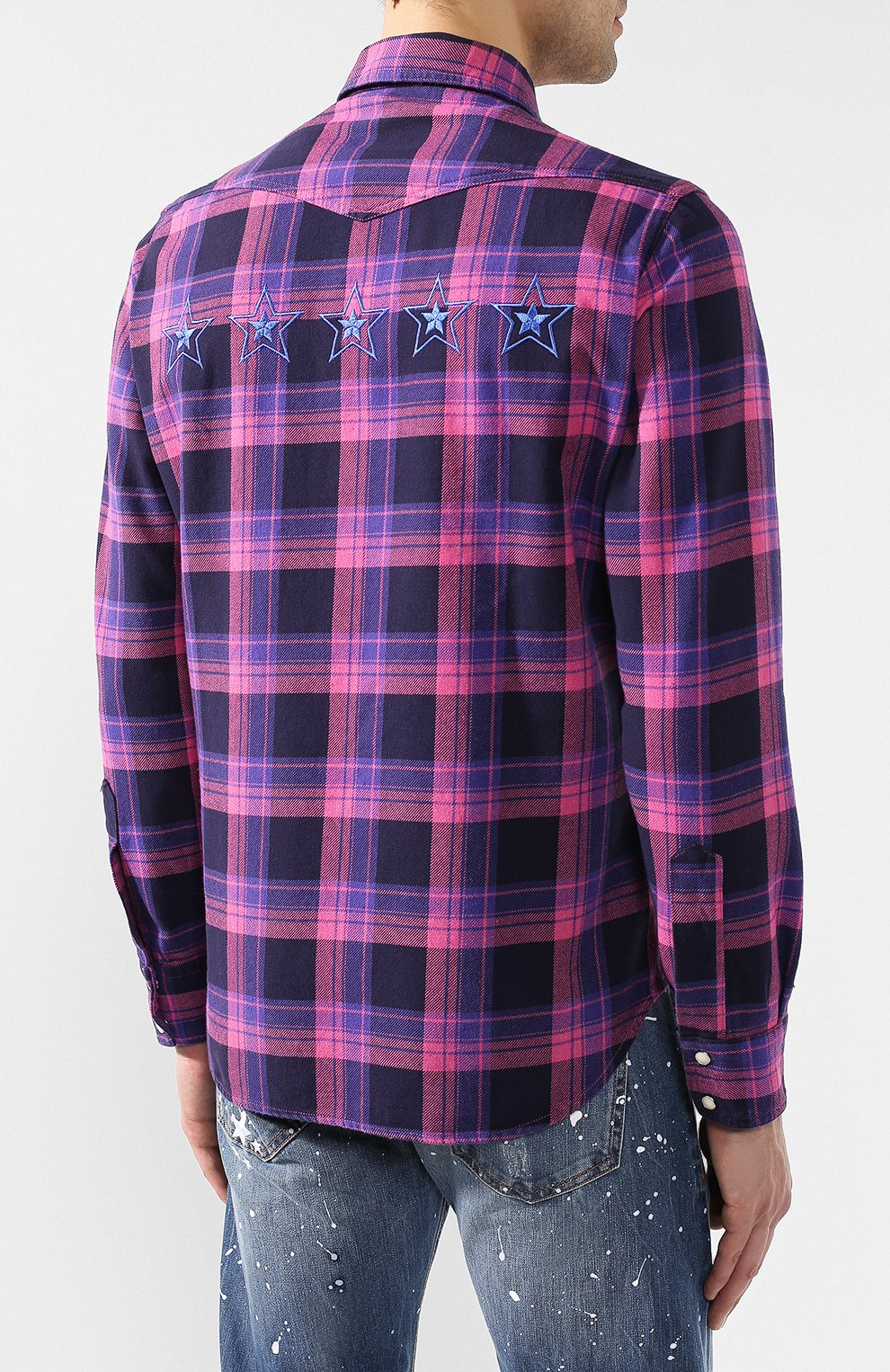 Хлопковая рубашка THE EDITOR, арт. E601277T13/5701, фото 4