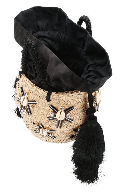 Сумка carol small LE NINE черного цвета по цене 76150 руб., арт. S2-00030/BLACK/TUBE-TAS, фото 4 Сумка carol small LE NINE, арт. S2-00030/BLACK/TUBE-TAS, фото 4