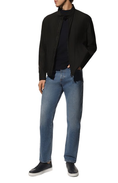 Кожаные кеды MILLE 885, арт. ST0CC0LM CERAT0 BLU, фото 2