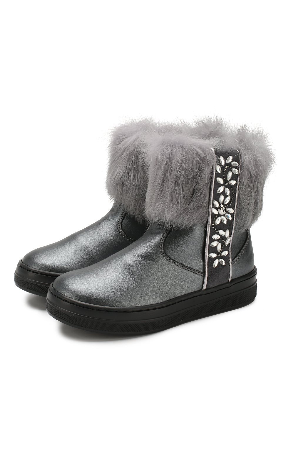 Кожаные сапоги с меховой отделкой MISSOURI, арт. 4739 A/27-30, фото 1
